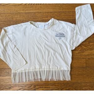 Zara Girls' La Belle Danseuse Tulle Shirt Size 4-5